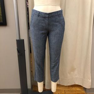 Jcrew cropped chambray pant